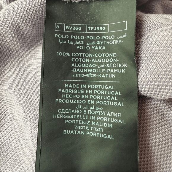 Tom Ford Men's Cotton Pique Short Sleeve Collared Polo Shirt Purple Size 52 - Picture 6 of 10